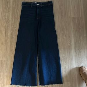 Zara marine wide leg jeans Size 10